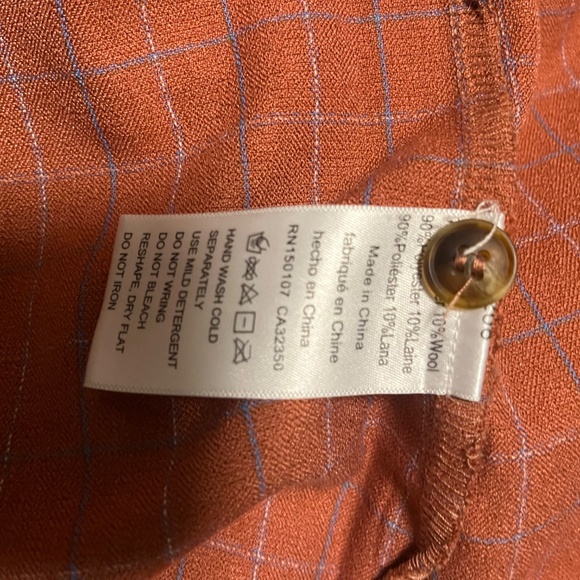 Rusty long sleeve plaid / size M - Picture 2 of 3